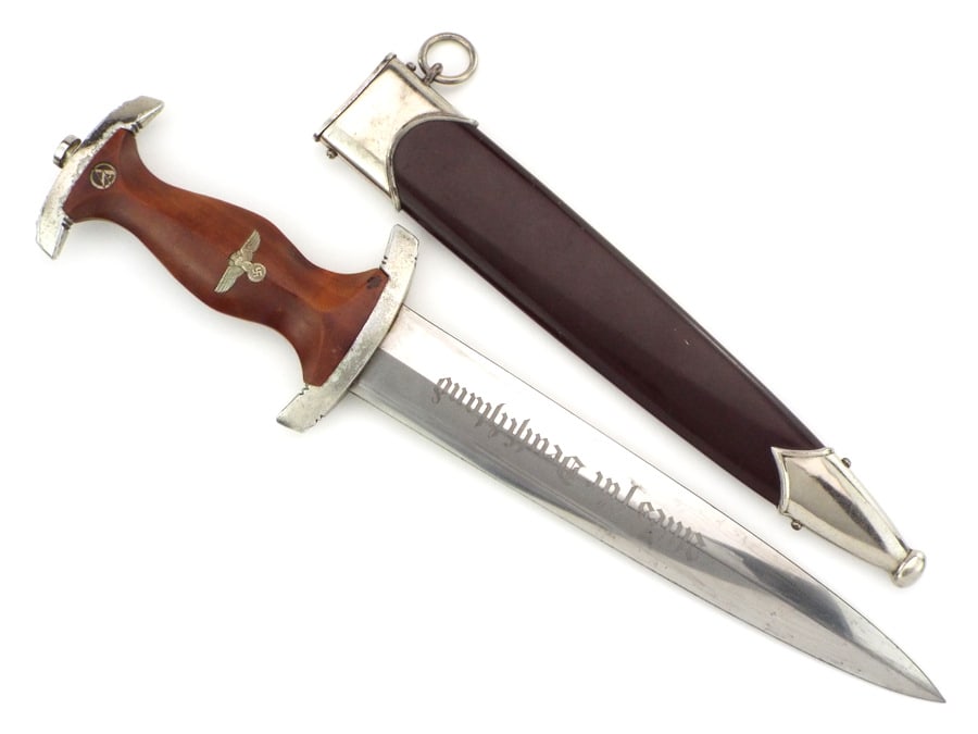 RARE German SA Dagger by ANTON WINGEN RZM 7/51 Dated 1938 (1 of 17)