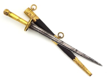 British Napoleonic Era High Quality Midshipman's Naval Dirk by SALTER LONDON