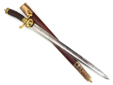 Very Scarce Early 19 Century British Royal Grade Hunting Cutlass