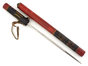 One Of A Kind Victorian British Police Wooden Truncheon, With A Hidden Blade