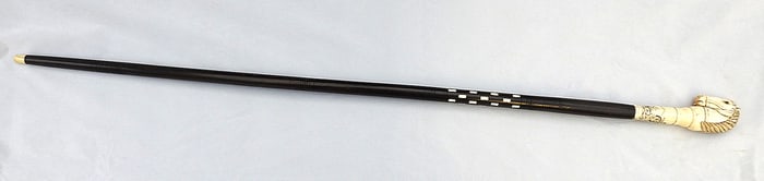 An extraordinary state of the art, possibly Anglo-Indian colonial combination self defence walking