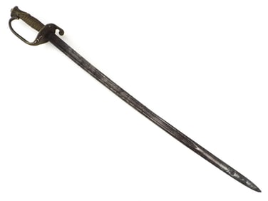 American Civil War Era M1850 Us Foot Officer Battle Sword