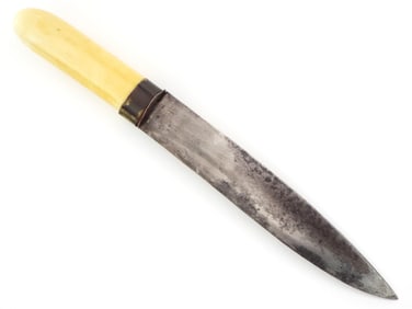 Antique Burmese Indonesian Dha Knife Dagger, Heavy FINE Handle