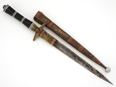 Very Good Quality Tribal Dagger North African Tuareg People.