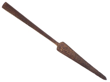 Antique Very Old Chinese Iron Spear Head