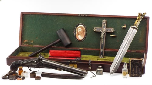Fantastic Quality 19th C. Vampire Slayer Kit