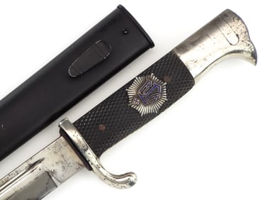 RARE German WWII Dress Bayonet Knife with RLB Emblem by WKC