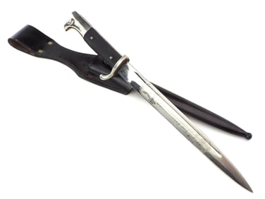 German WWII Presentation Bayonet with Etched Blade