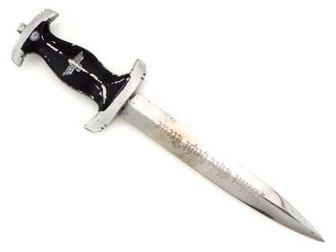 Very RARE German WWII Minutere SS Dagger By CARL KREBS SOLINGEN Blade Stamped RZM 807/36