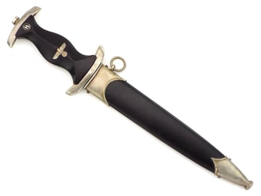 Minty German WWII SS Dagger by Karl Robert Kaldenbach. Blade Stamped RZM 941 SS