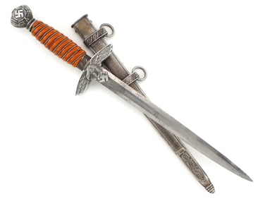 RARE German WWII 2nd Model Luftwaffe Officer's Dagger By PUMA SOLINGEN.