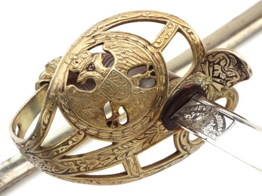 Super RARE Serbian WWII Officer's Sword German Made