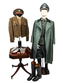 Important WWII American and German Army uniform grouping