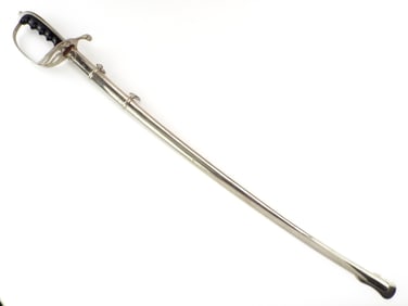 Antique VERY Clean Model 1902 US CAVALRY Officer's Sword, Etched, American Made. Likely WWI Era Or