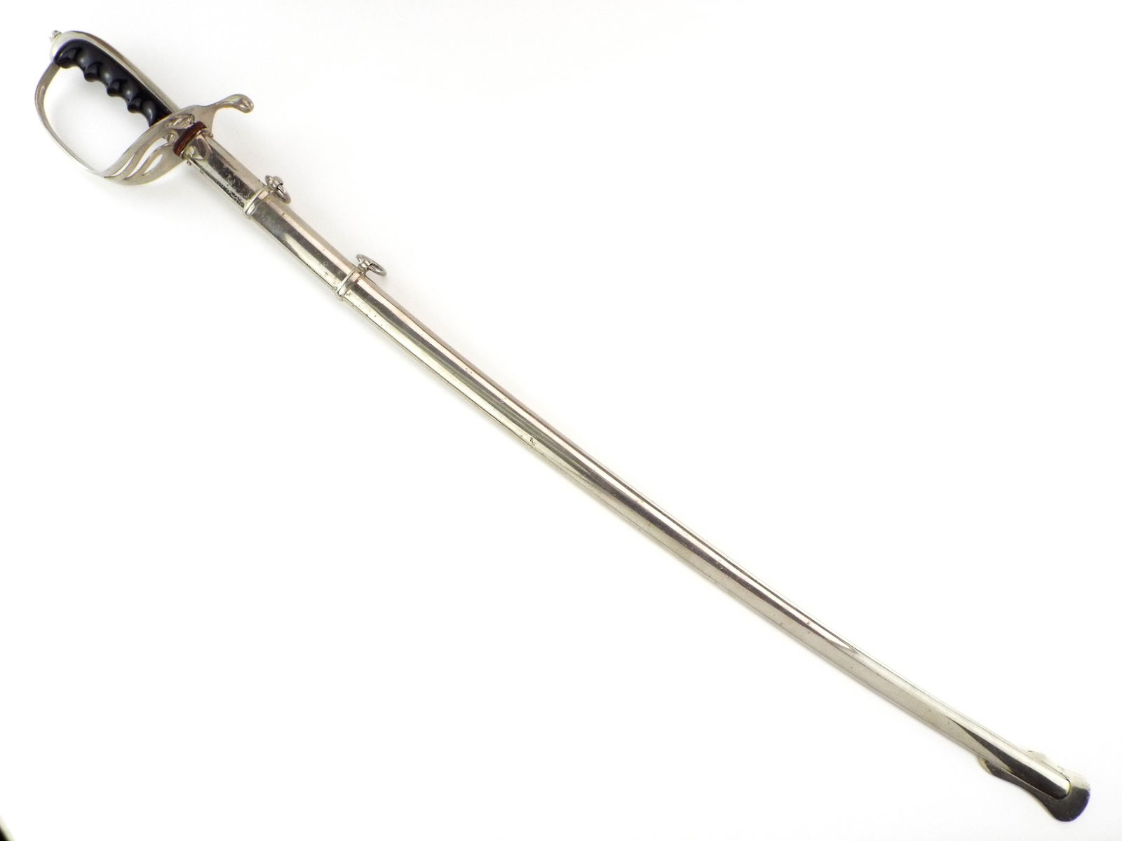 Antique VERY Clean Model 1902 US CAVALRY Officer's Sword, Etched, American Made. Likely WWI Era Or (1 of 20)