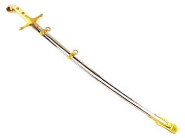 American Vietnam War Marine Corps Officers Mameluke Sword. Engraved Blade, Super FINE Handle