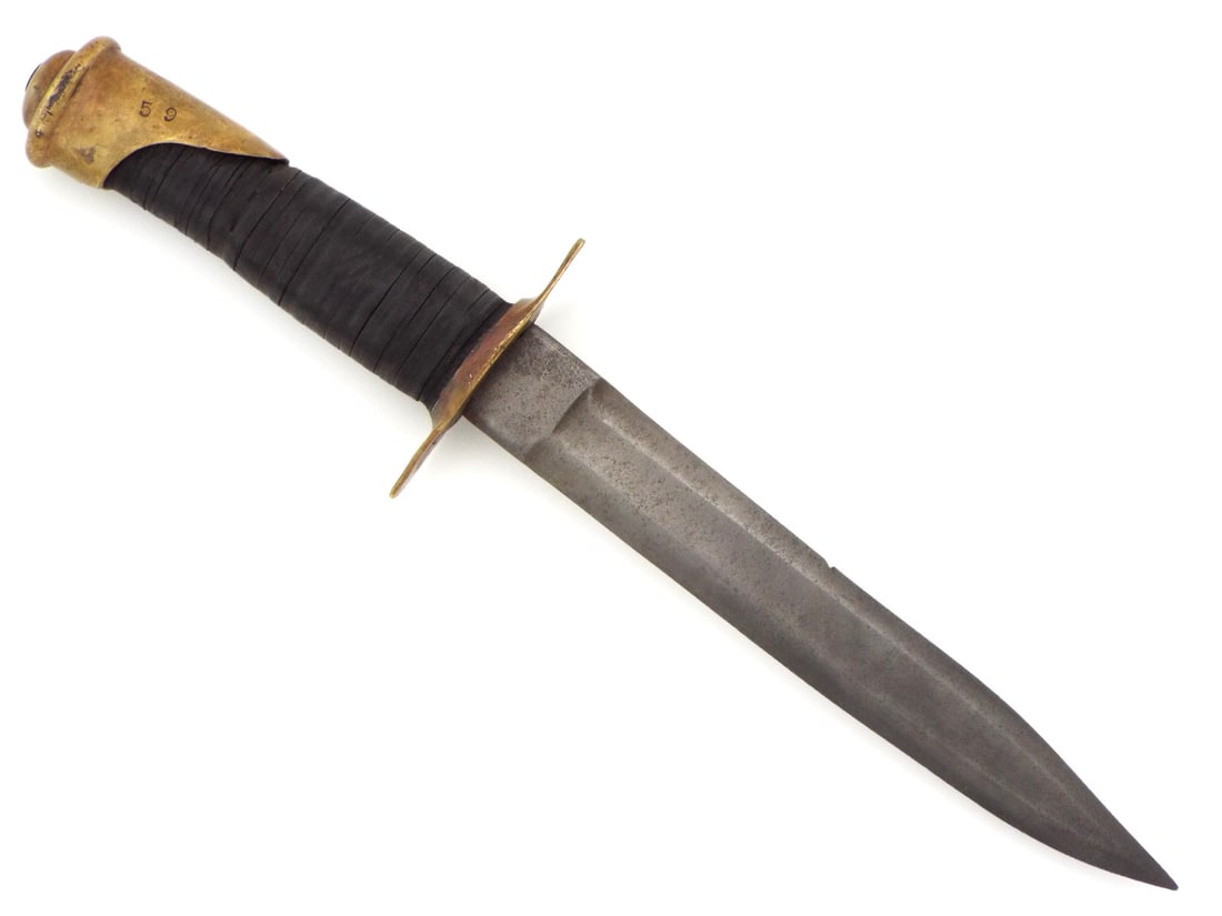 Very Good American WWII Fighting Knife made out of Cavalry Sword (1 of 17)