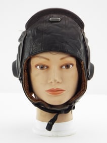 Very Rare Soviet Russia WWII Air Force Woman Officer Pilot Helmet