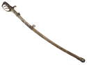 Antique American Civil War M1833 AMES Dragoon Sword, Dated 1863.