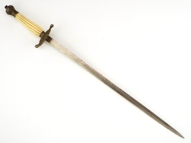 Unusual American Civil War Dagger with Texas Star on Guard