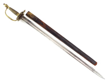 Antique British 1796 Pattern Infantry Officer's Sword. Matching Regimental Numbers.