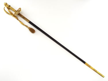 Antique Victorian British Diplomat Court Sword by WILKINSON