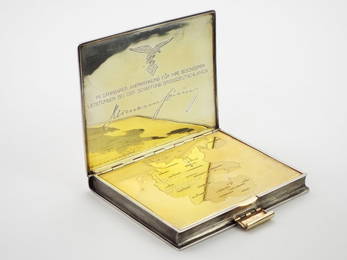 WWII German Silver Cigarette Case