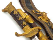 Fine and RARE German Princely Hunting Sword & Knife with Companion Baldrick