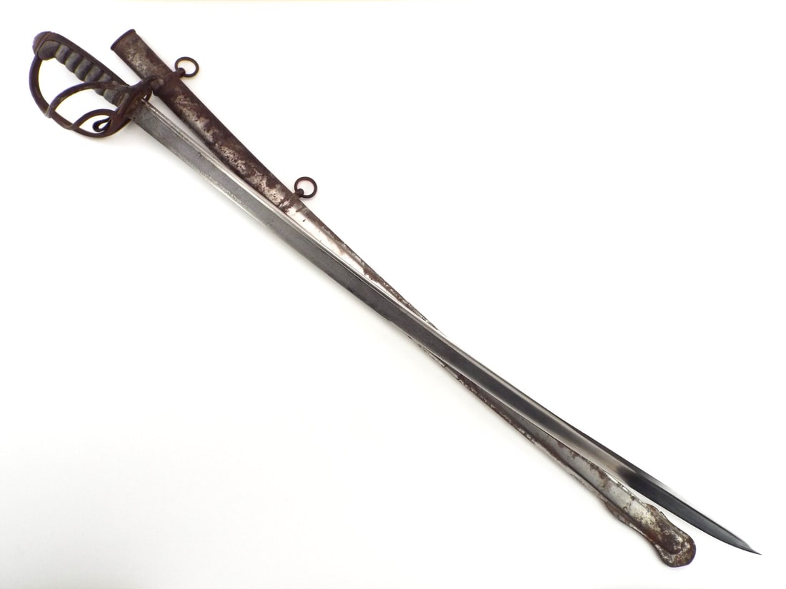 Antique American Civil War M1833 HORSTMANN Dragoon Sword (1 of 20)