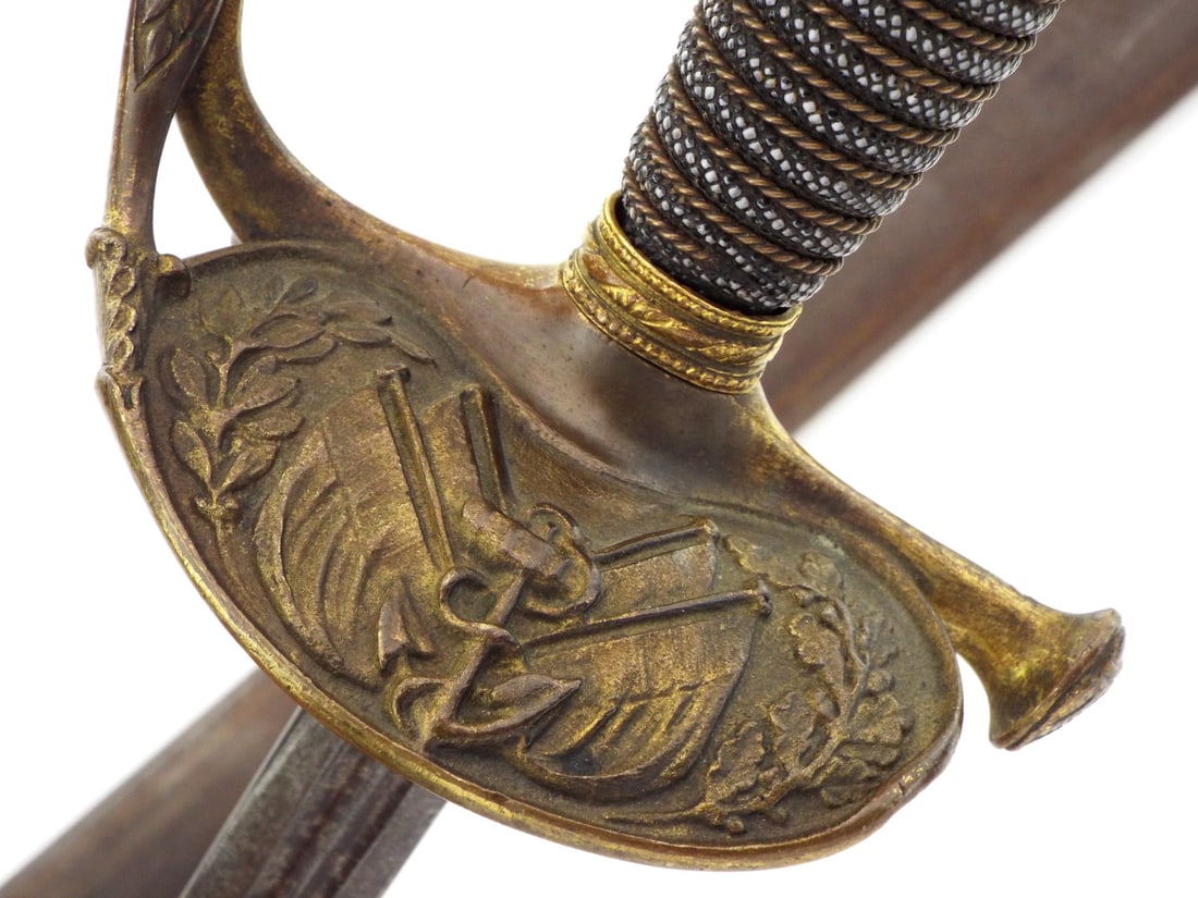 American Civil War era M1860 Naval Officers Navy Sword (1 of 19)