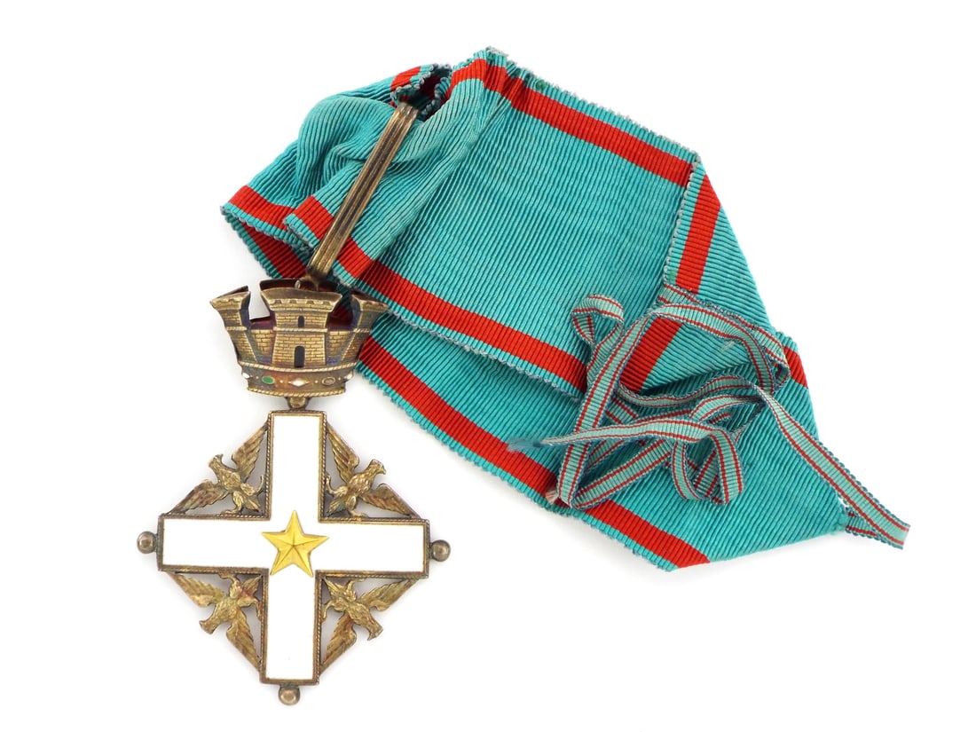 Order of Merit of the Italian Republic, V Class Knight: Order of Merit of the Italian Republic, V Class Knight From Major Florida Collection