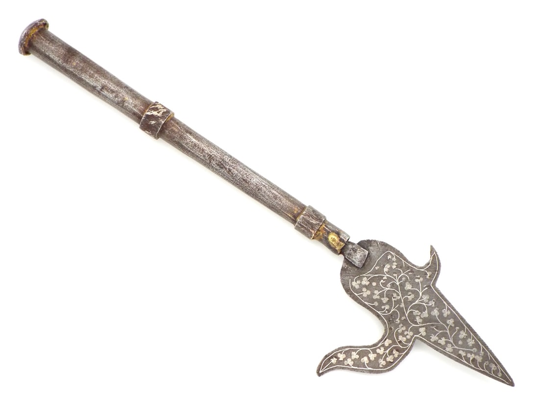 Antique Indo Persian Elephant ANKUS with Silver Koftgari Decoration (1 of 12)