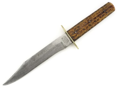 Antique English Bowie Knife By JOSEPH ALLEN SHEFFIELD NON XLL