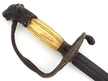 Very RARE Antique English CROMWELLIAN CIVIL WAR Court Sword Early 1600s