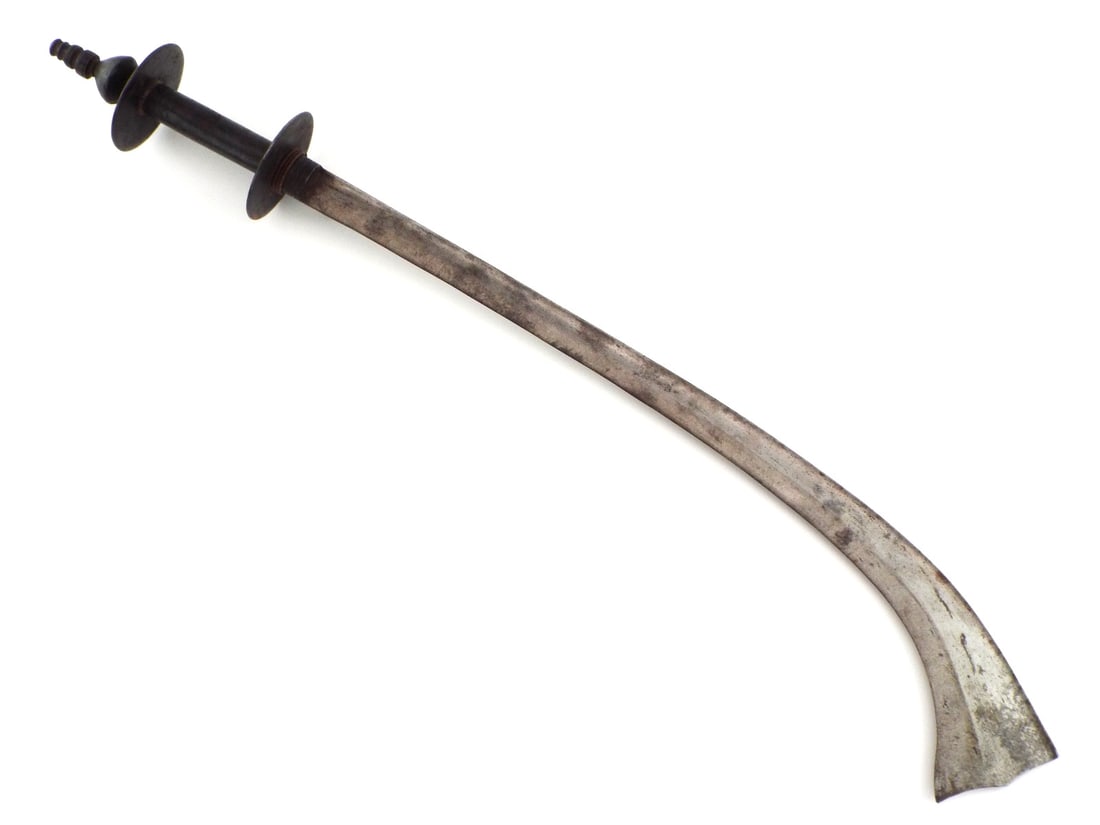 Rare Antique 18th Century Indian Nepalese Nepal Warrior's Battle KORA Sword Axe (1 of 18)