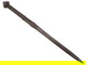 Very Good Asian Burmese DHA Dagger, Exquisite Silver Handle