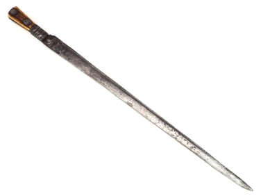 Unusual 17th C. Scottish Guardless Sword