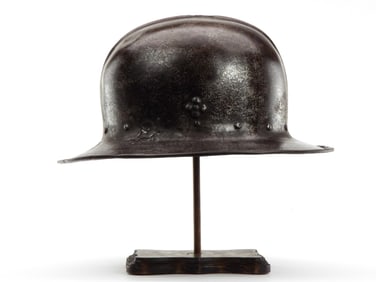 Exceptionally RARE Spanish Light Infantry War Hat, Circa 1520