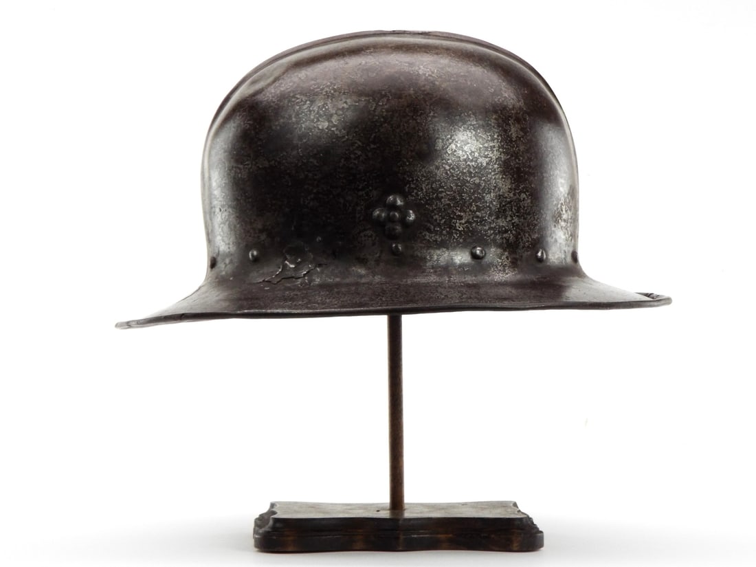 Exceptionally RARE Spanish Light Infantry War Hat, Circa 1520 (1 of 20)
