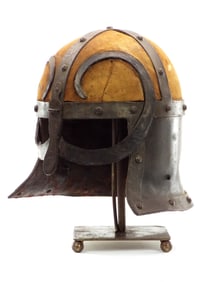 Spectacular Victorian Viking Helmet of 8th C. Kiev Rus Type