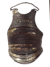 Very Unusual Armor Cuirass Breastplate. Possibly Asian.