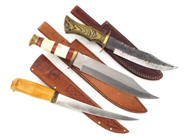 Lot of 3 Large Knives