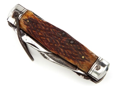 Very Good Vintage Multi Bladed Pocket Knife