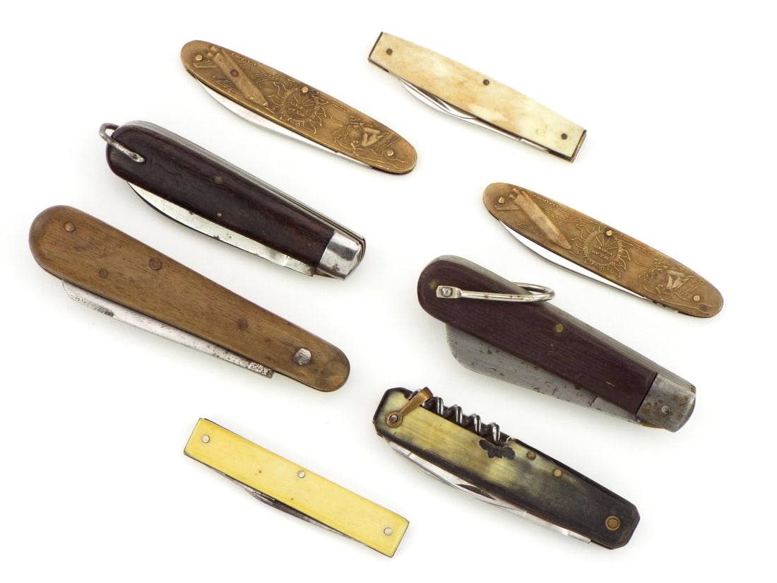Lot of 8 Vintage Pocket Knives (1 of 6)