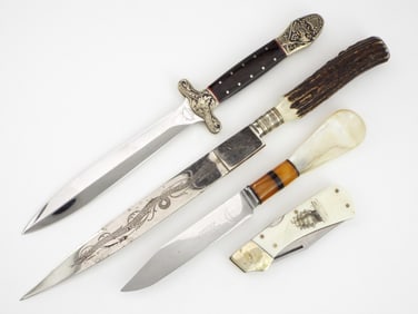 Lot of 4 Very Fine Knives