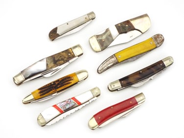 Lot of 8 Nice Pocket Knives