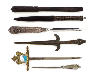 Lot of 6 Letter Openers