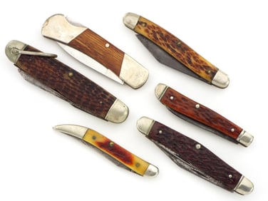 Lot of 6 Nice Pocket Knives