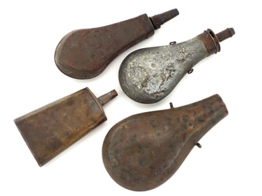 Lot of 4 Powder Flask