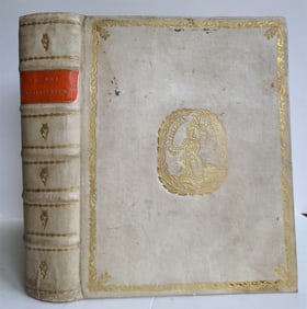 1743 ROMAN HISTORY antique ILLUSTRATED VELLUM BOUND Antiquitatum Romanarum LATIN